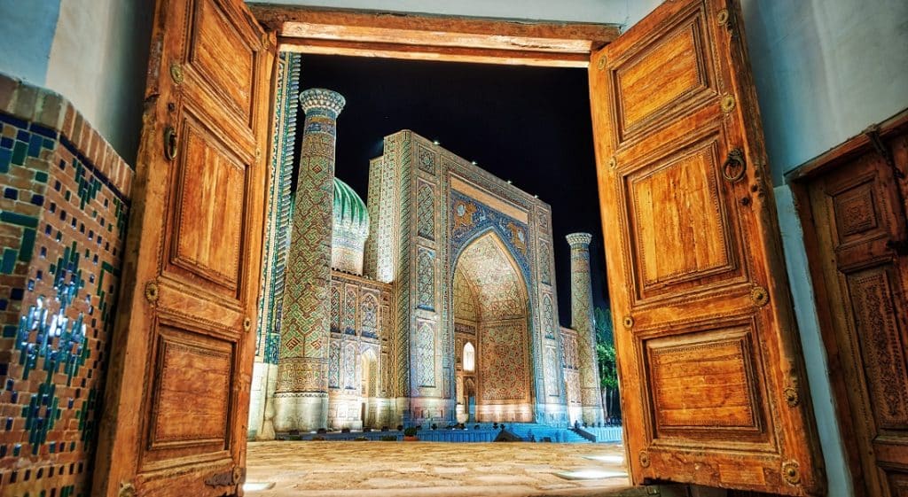 Madrasahs in Samarkand’s Registan Square