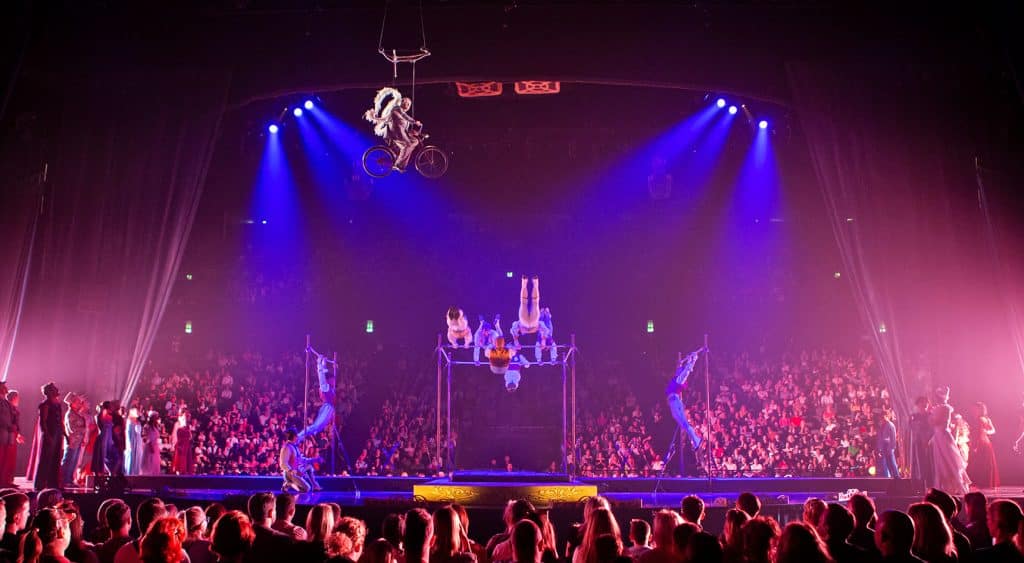 Corteo - Cirque du Soleil acrobats and clowns