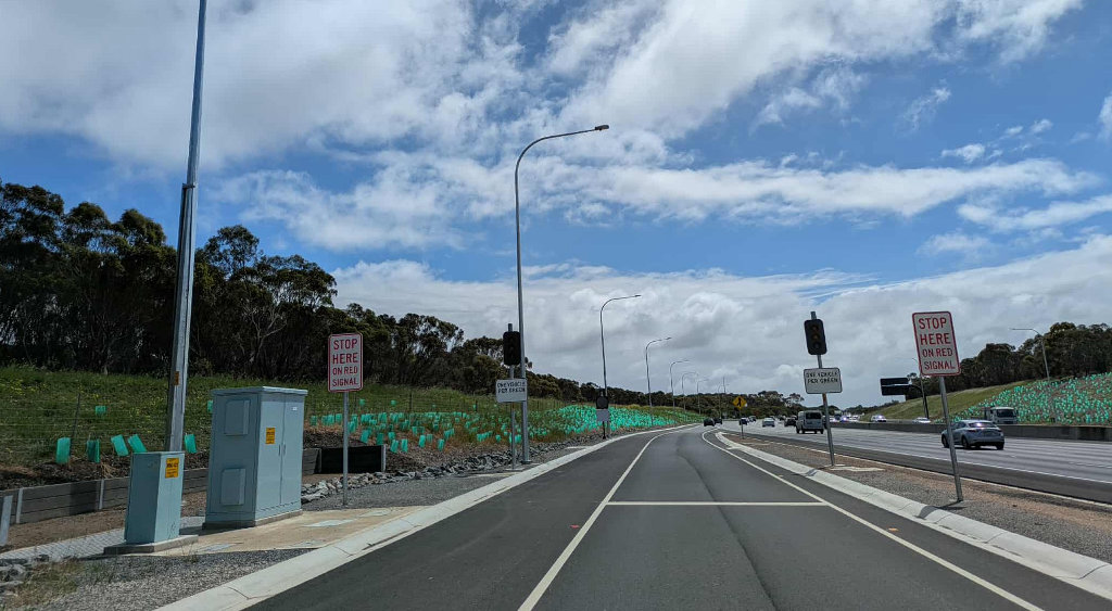 Ramp metering on the Southern Expressway