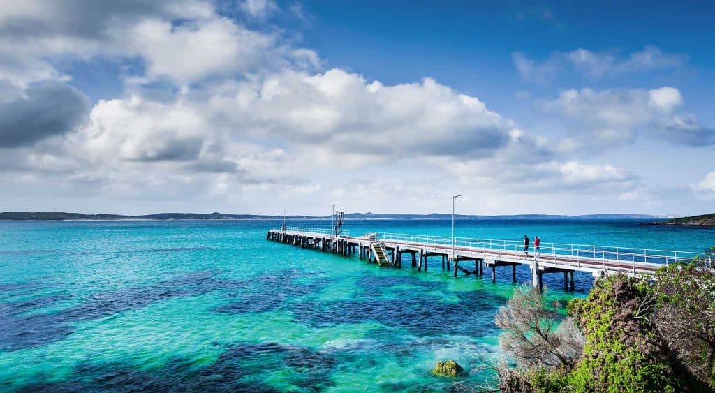 The jetty at Vivonne Bay