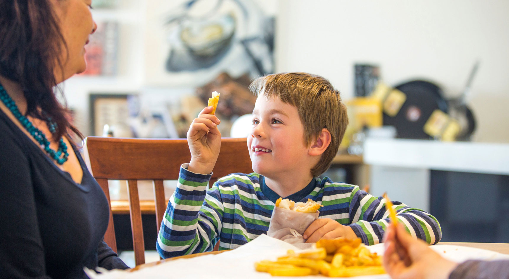 The Fresh Fish Place in Port Lincoln, family together. Image: SATC