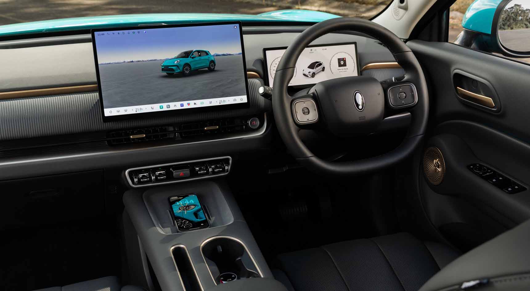 The dash in the GWM Ora 5 SUV.