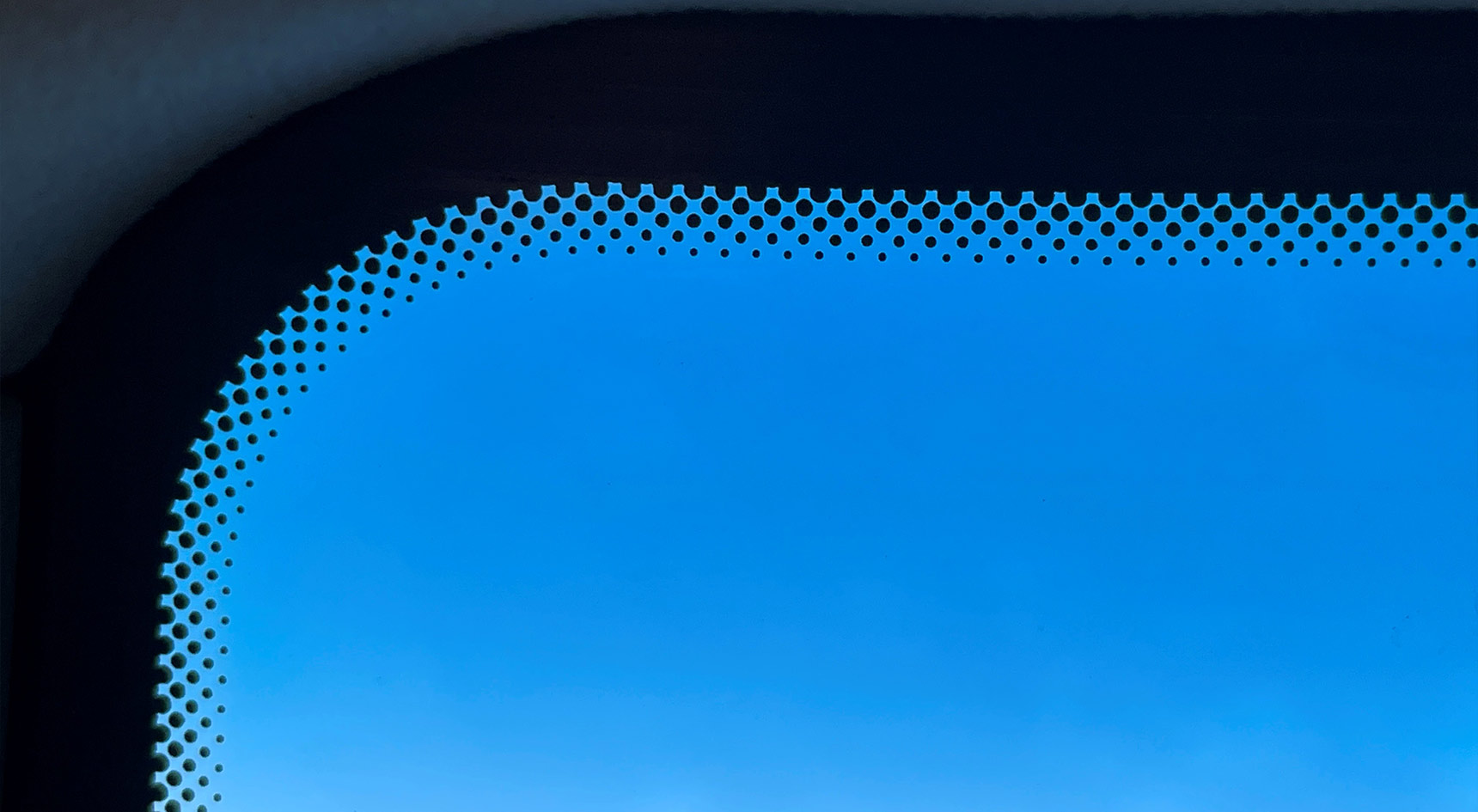 Dots on windscreen